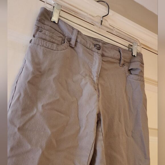 New Directions stretchy gray skinny pants size 4 - Picture 2 of 5